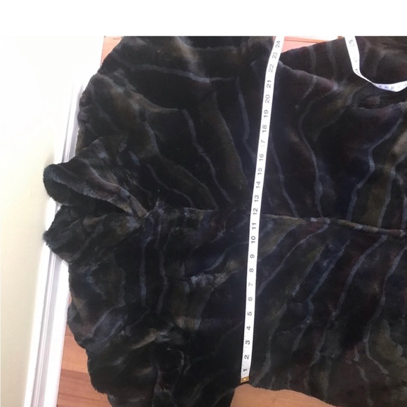 Pont Des Art A-line Faux Fur Teddy Coat Swing Pockets Cozy Warm Colours France L - Picture 5 of 12